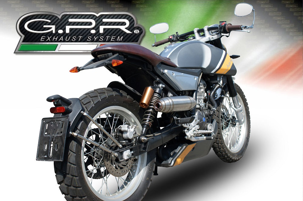 GPR Deeptone Inox Exhaust – F.B. Mondial Hps 125 2016/2017 > 03/2018 e4 2016/2018 – image 7