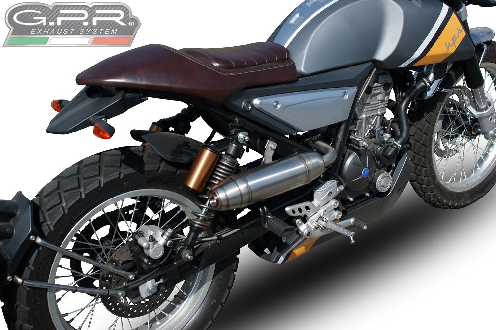 GPR Deeptone Inox Exhaust – F.B. Mondial Hps 125 2016/2017 > 03/2018 e4 2016/2018 – image 8