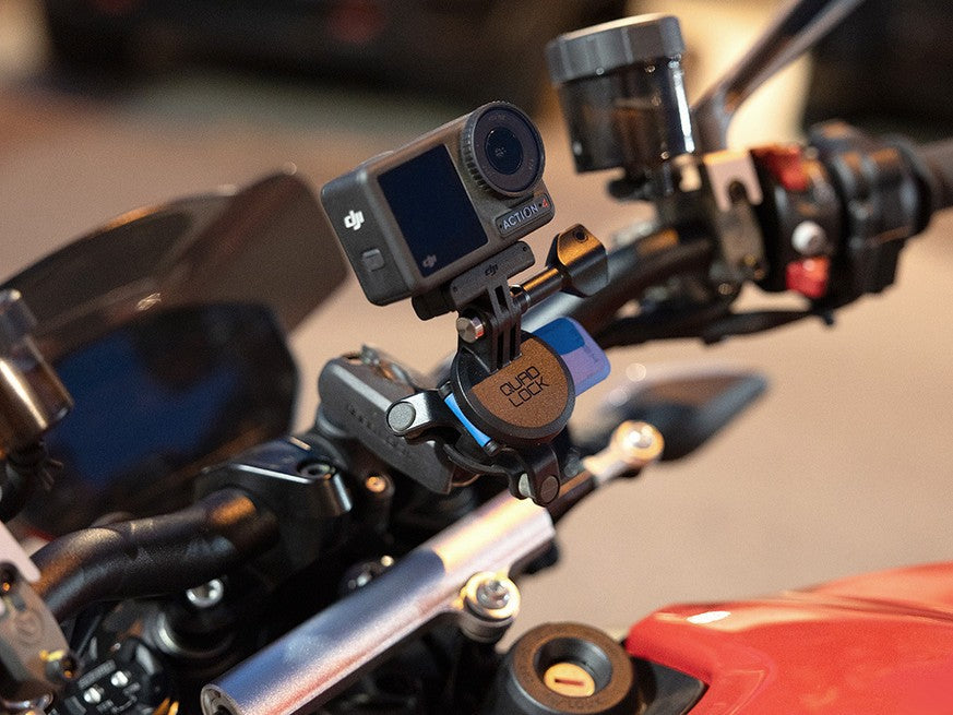Quad Lock to Action Camera Adaptor, inside view