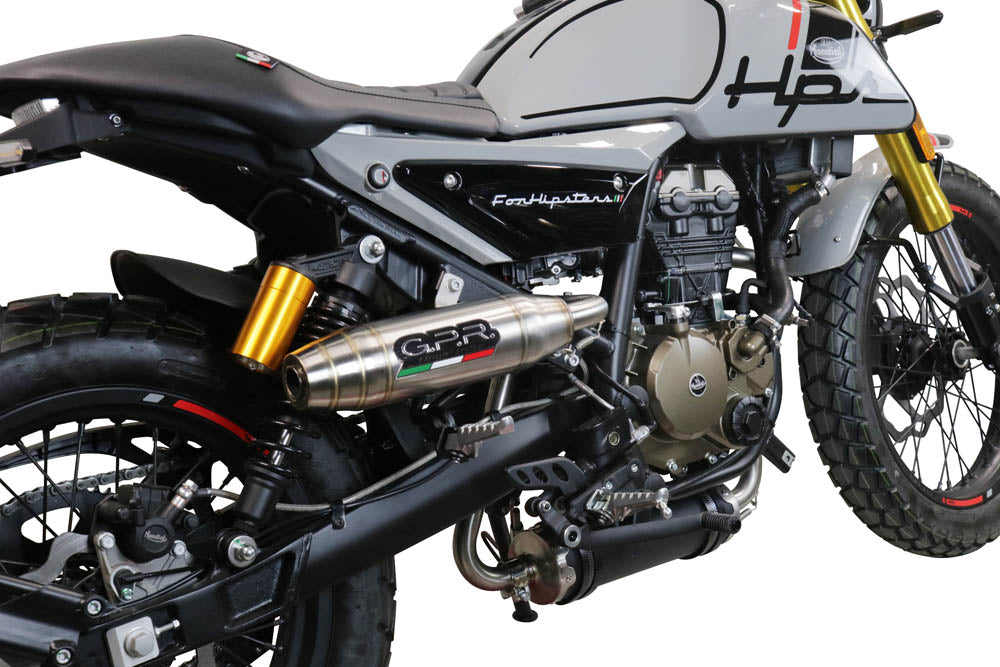 GPR Deeptone Inox Exhaust – F.B. Mondial Hps 125 2021/2023 e5 2021/2023 – image 6