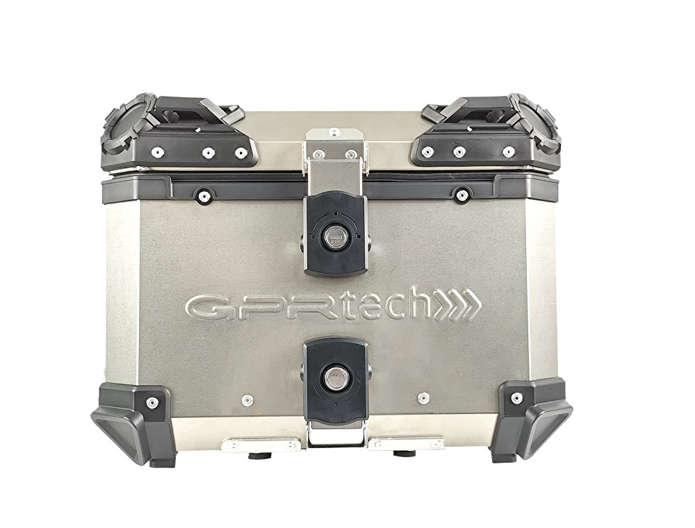 GPR TECH TOP CASE ALPI-TECH 35 LT. TITANIUM – Premium Aluminum Motorcycle Top Case – image 2