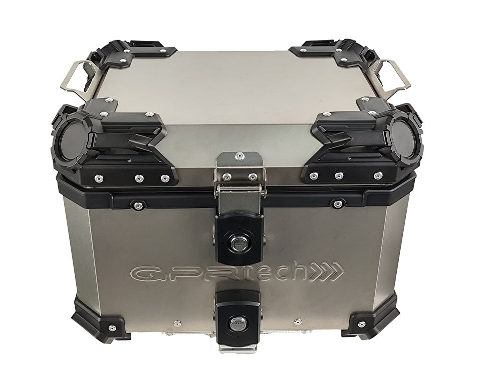 GPR TECH TOP CASE ALPI-TECH 35 LT. TITANIUM – Premium Aluminum Motorcycle Top Case – image 3