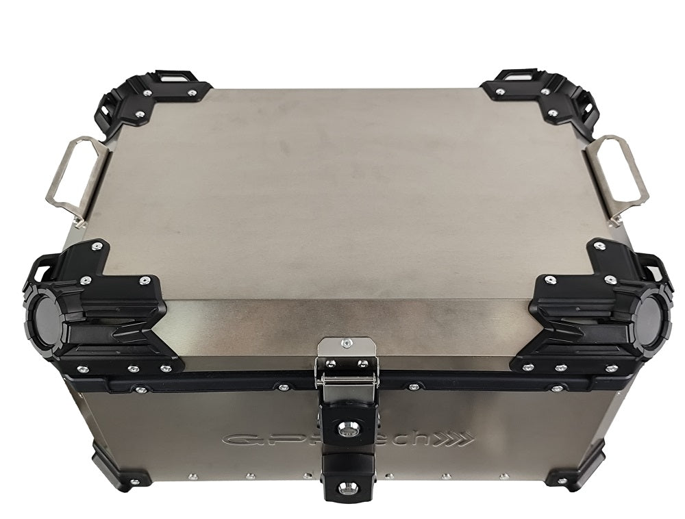 GPR TECH TOP CASE ALPI-TECH 35 LT. TITANIUM – Premium Aluminum Motorcycle Top Case – image 4