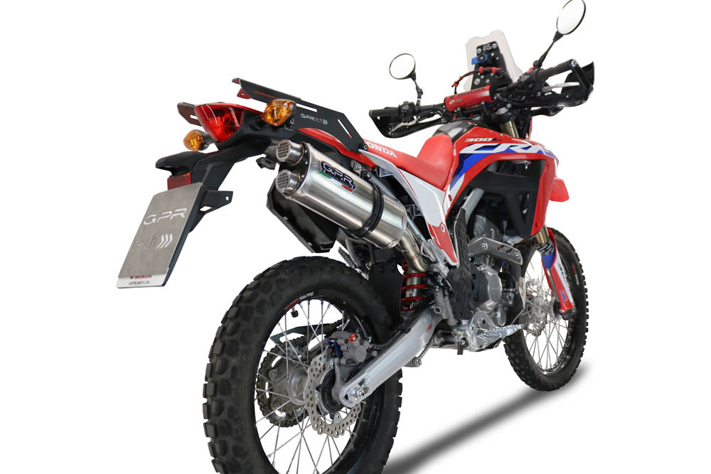 GPR Dual Inox Exhaust – Honda Crf 300 L / Rally 2021/2025 e5 2021/2025 – image 7