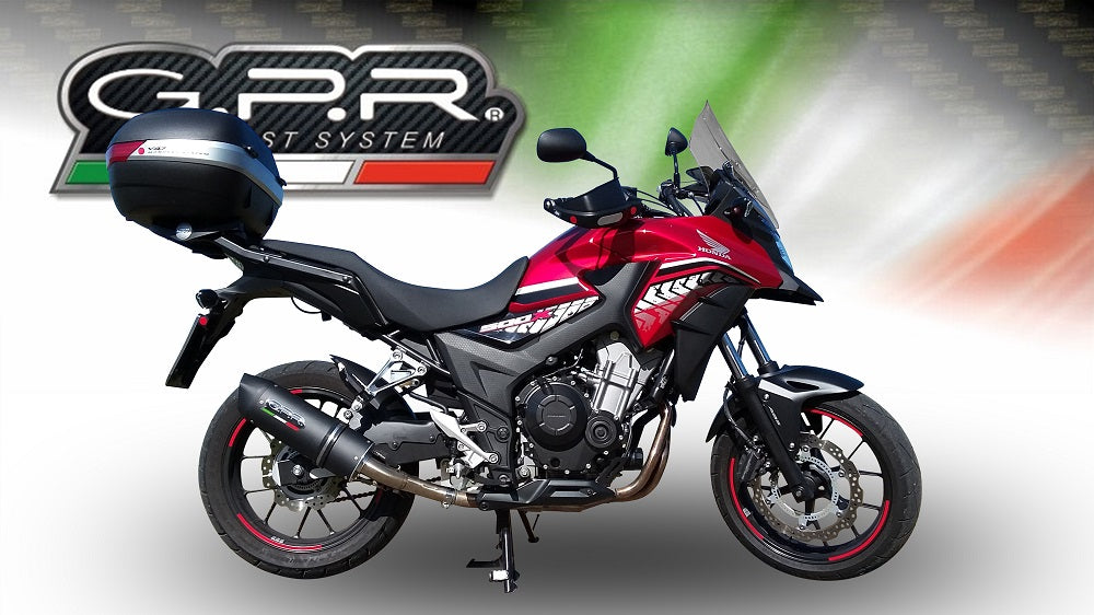 GPR Furore Evo4 Nero Exhaust – Honda Cb 400 X 2019/2025 e5 2019/2025 – image 7