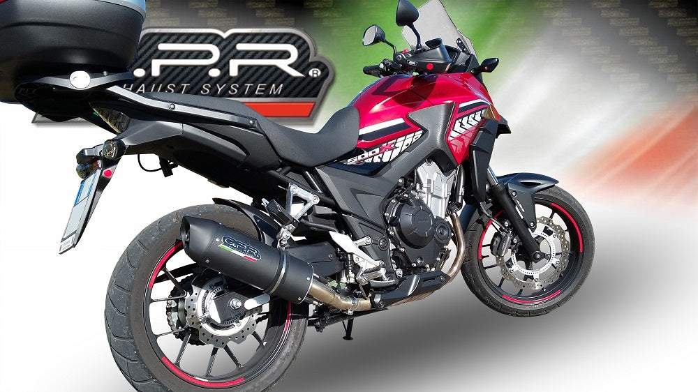 GPR Furore Evo4 Nero Exhaust – Honda Cb 400 X 2019/2025 e5 2019/2025 – image 8