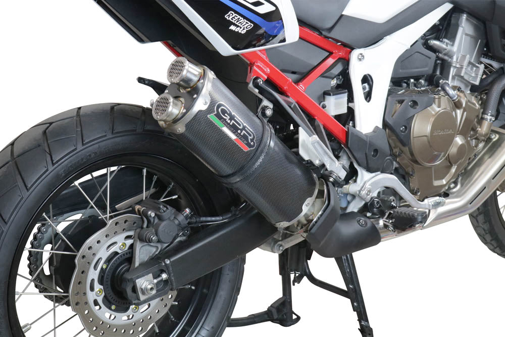 GPR Dual Poppy Exhaust – Honda Crf 1100 L Africa Twin Adventure Sport 2020/2024 2020/2024 – image 8