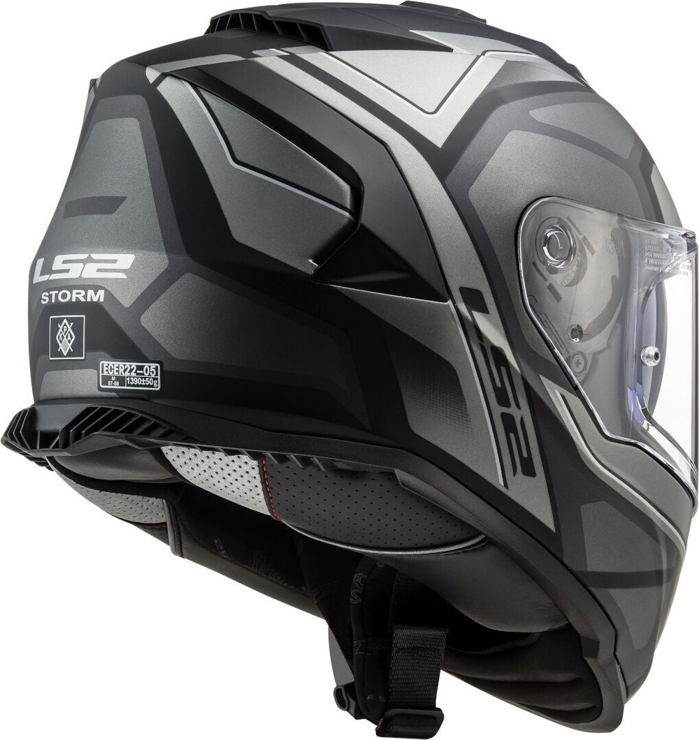 LS2 FF800 STORM II 2 FASTER MATTE TITANIUM