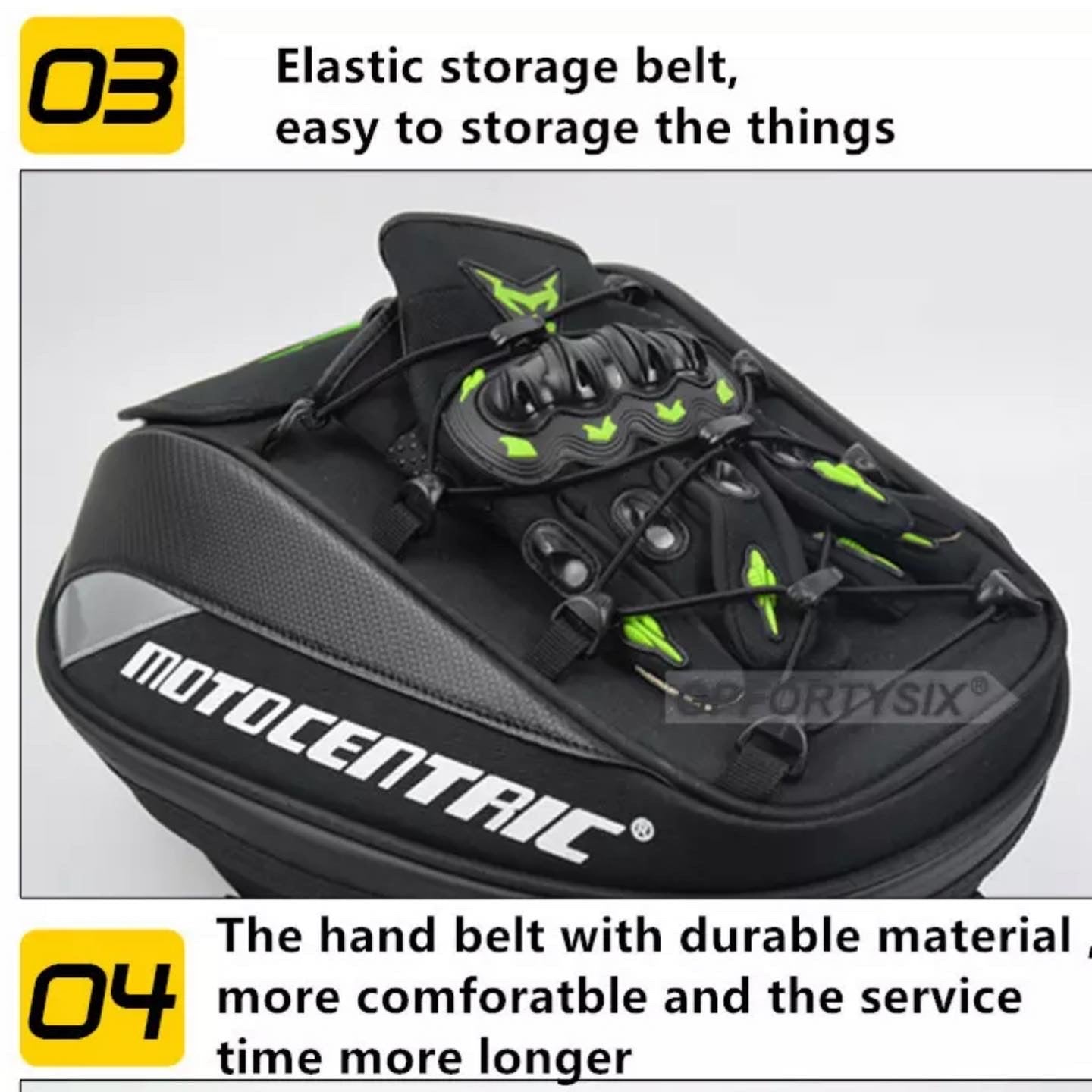 MOTOCENTRIC TAILBAG BACKPACK HELMETBAG