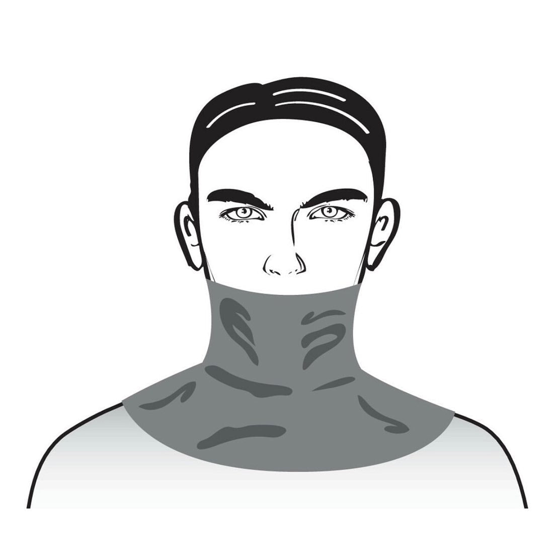 LAMPA Neck-warmer in windproof material