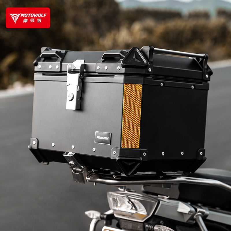 BLACK ALUMINUM TOPCASE 45L