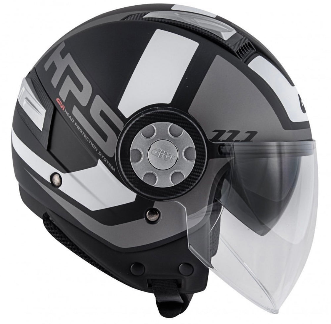 GIVI 11.1 JET MATT BLACK TITANIUM/WHITE