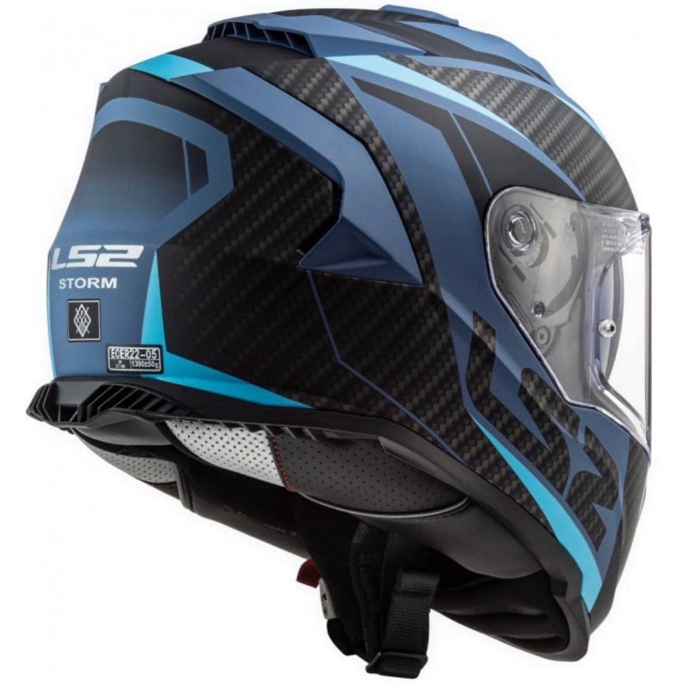 LS2 FF800 STORM II 2 RACER MATTE BLUE