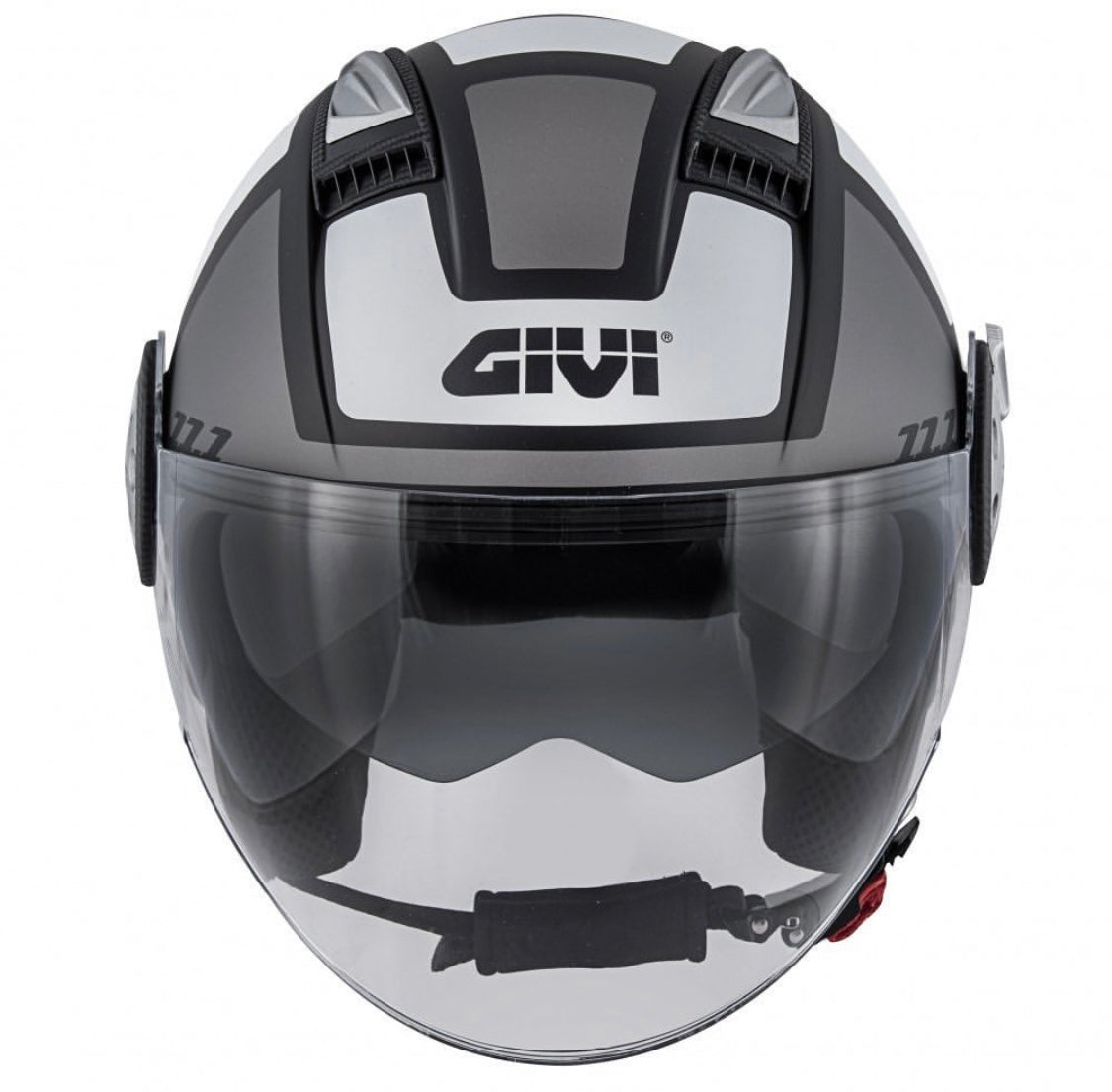 GIVI 11.1 JET MATT BLACK TITANIUM/WHITE