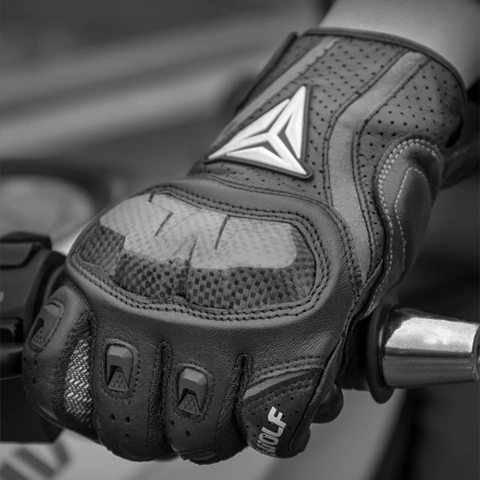 MOTOWOLF “THUNDER” CARBON GLOVES