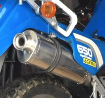 GPR Trioval Exhaust – Kawasaki Klr 650 1988/2005 1988/2005 – image 8