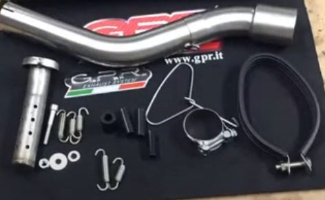 GPR Furore Nero Exhaust – Kawasaki Klr 650 1988/2005 1988/2005 – image 7