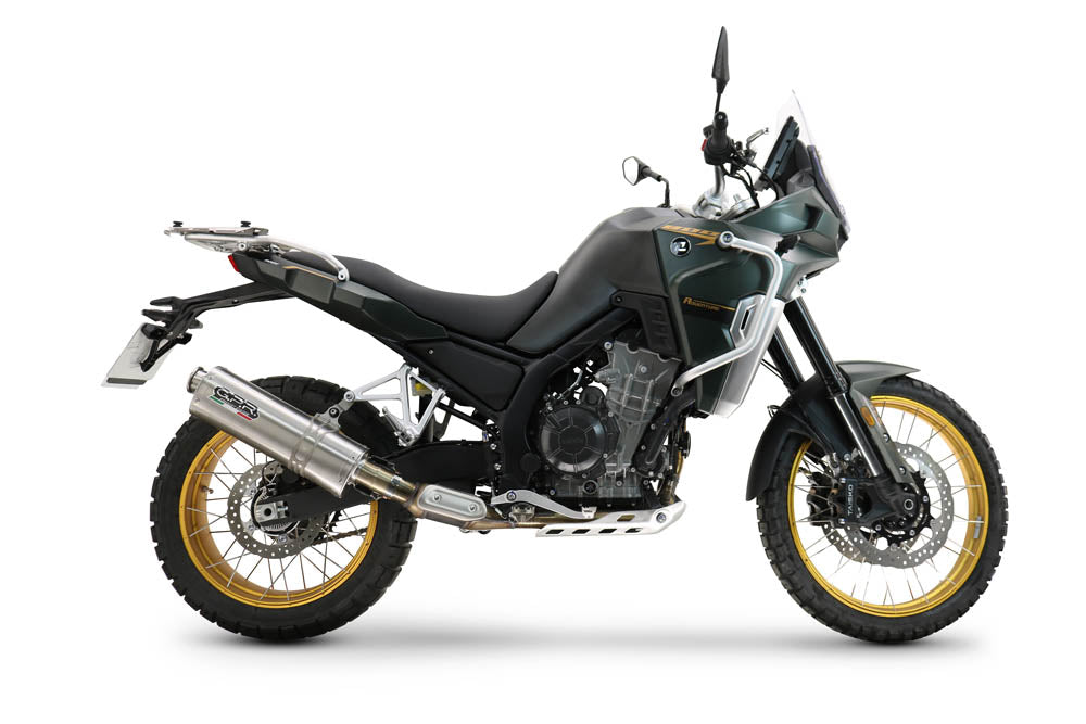 GPR Dune Triovale Titanio Exhaust – Kove 800X PRO 2024/2026 2024/2026