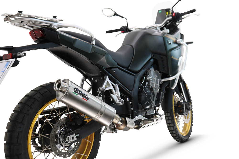 GPR Dune Triovale Titanio Exhaust – Kove 800X PRO 2024/2026 2024/2026 – image 2