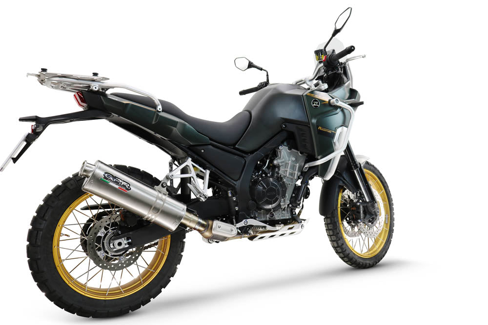 GPR Dune Triovale Titanio Exhaust – Kove 800X PRO 2024/2026 2024/2026 – image 3