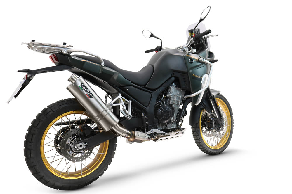 GPR Dune Triovale Titanio Exhaust – Kove 800X PRO 2024/2026 2024/2026 – image 7