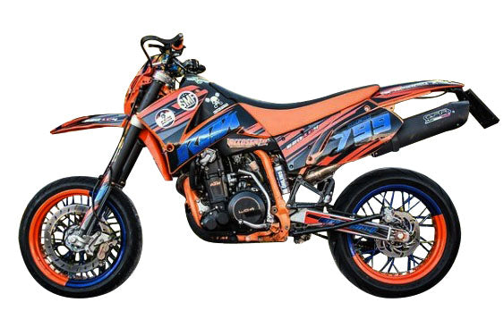 GPR Furore Nero Exhaust – Ktm Lc4 640 End-Adv-SM Nov. 2003/06 2003/2006 – image 7