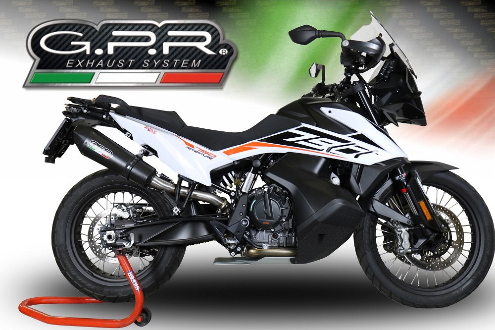GPR New Grand Prix Evo Black Titanium Exhaust – Ktm Adventure 790 2021/2024 e5 2021/2024 – image 4