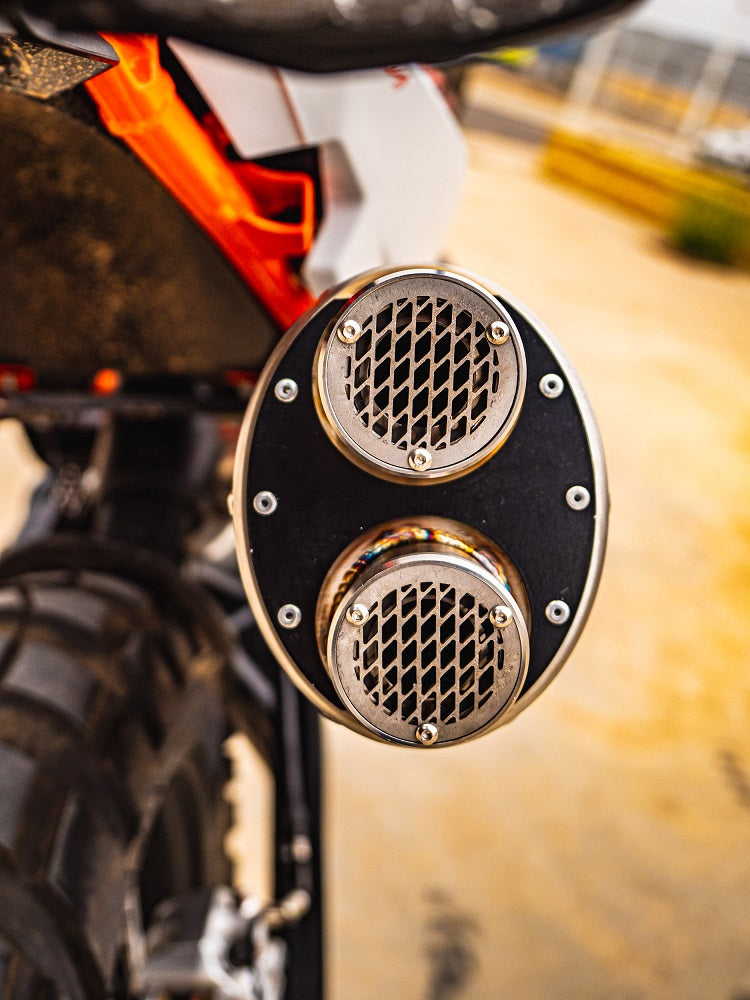 GPR Dual Poppy Exhaust – Ktm Duke 890 L 2021/2024 e5 2021/2024 – image 9