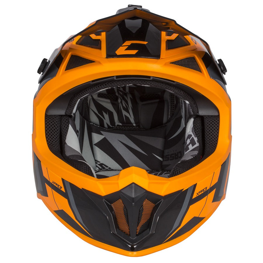 Cassida Cross Pro II Contra Motocross Helmet Orange/Black/Grey