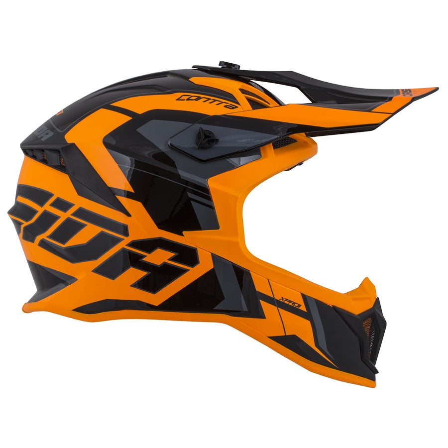 Cassida Cross Pro II Contra Motocross Helmet Orange/Black/Grey