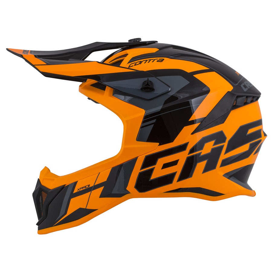 Cassida Cross Pro II Contra Motocross Helmet Orange/Black/Grey