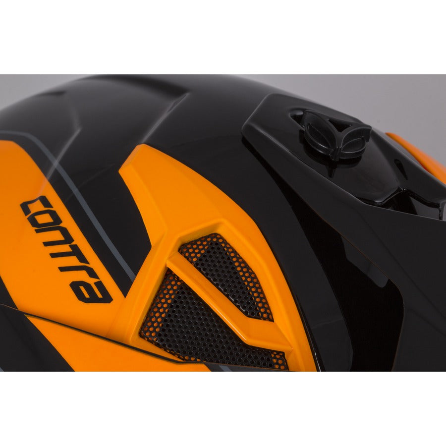 Cassida Cross Pro II Contra Motocross Helmet Orange/Black/Grey