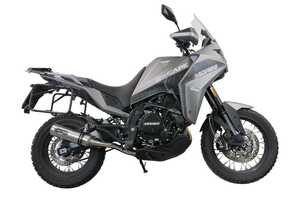 GPR M3 Inox Exhaust – Moto Morini X-CAPE 650 2021/2024 e5 2021/2024 – image 5