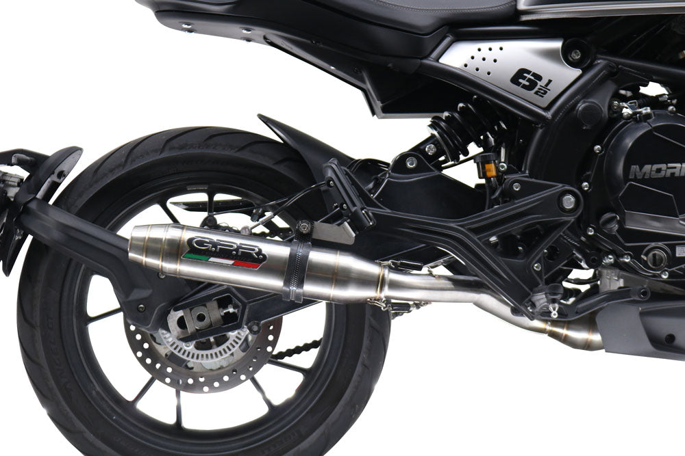 GPR Deeptone Inox Exhaust – Moto Morini Seiemmezzo Str 650 2022/2024 2022/2024 – image 7