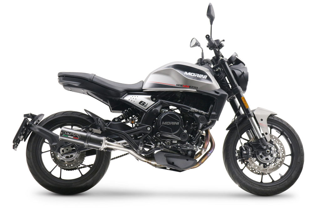 GPR M3 Poppy Exhaust – Moto Morini Seiemmezzo Str 650 2022/2024 2022/2024 – image 5