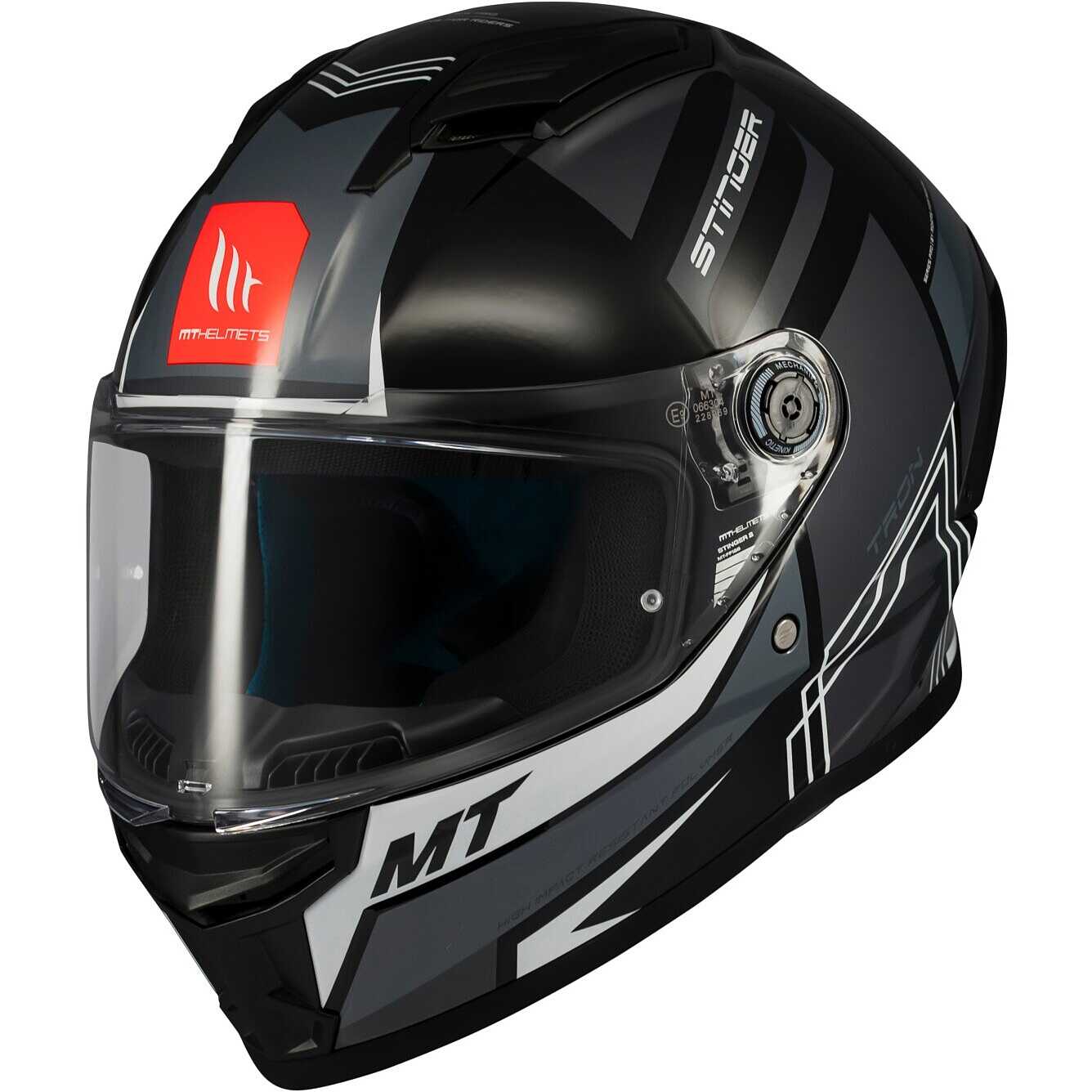 MT STINGER 2 TRON GLOSSY GREY BLACK