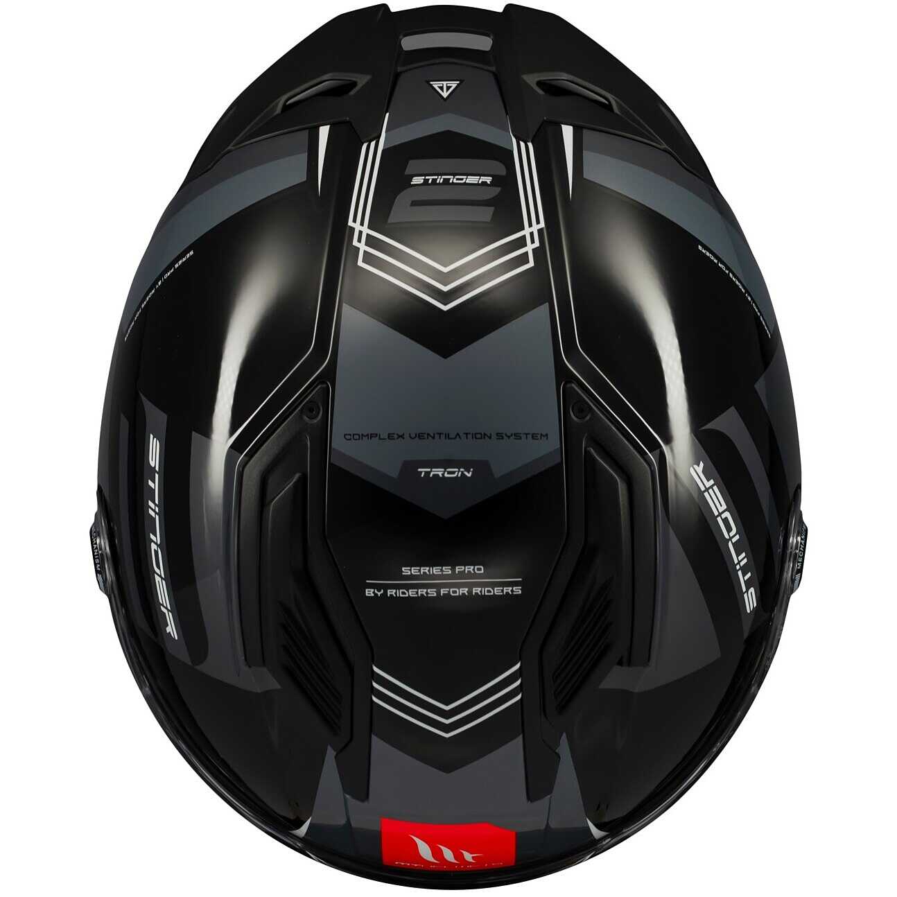MT STINGER 2 TRON GLOSSY GREY BLACK