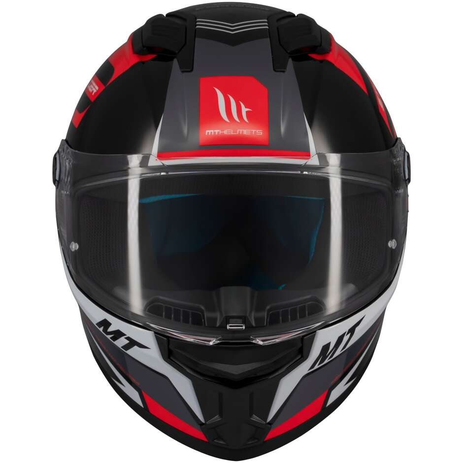 MT STINGER 2 TRON GLOSSY RED BLACK