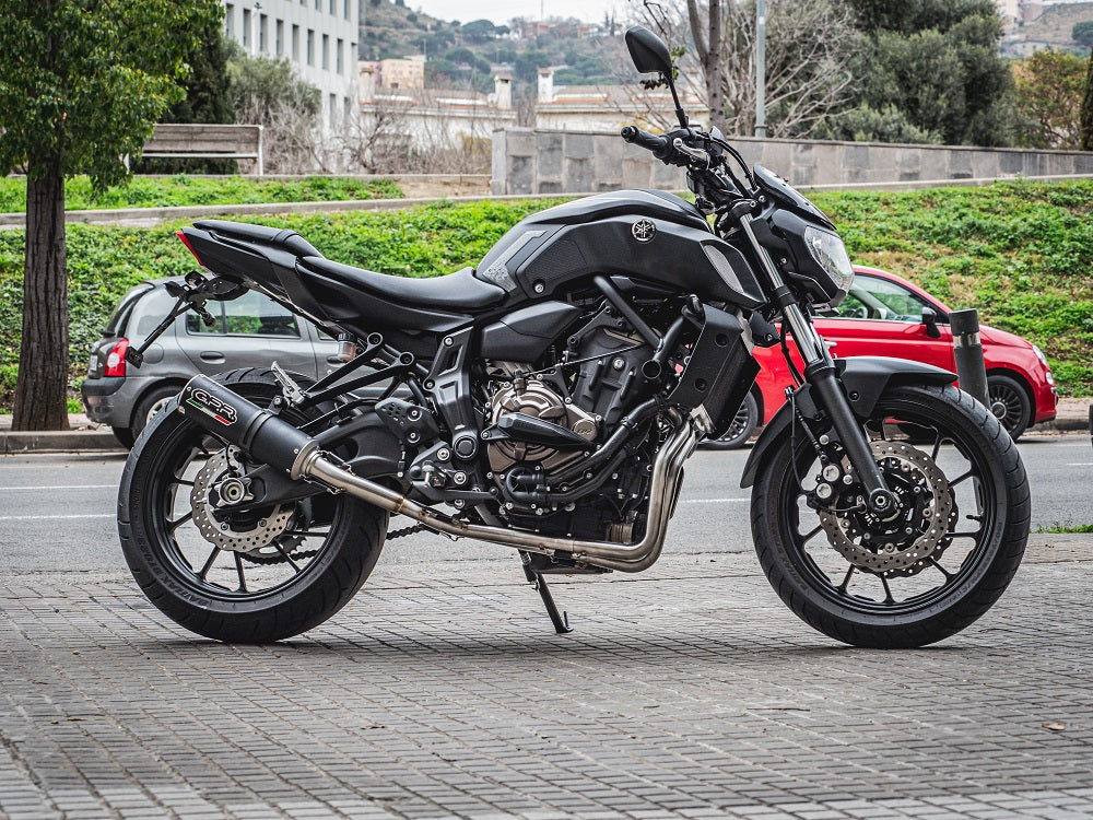 GPR M3 Black Titanium Exhaust – Yamaha Mt-07 2017/2020 e4 2017/2020 – image 6