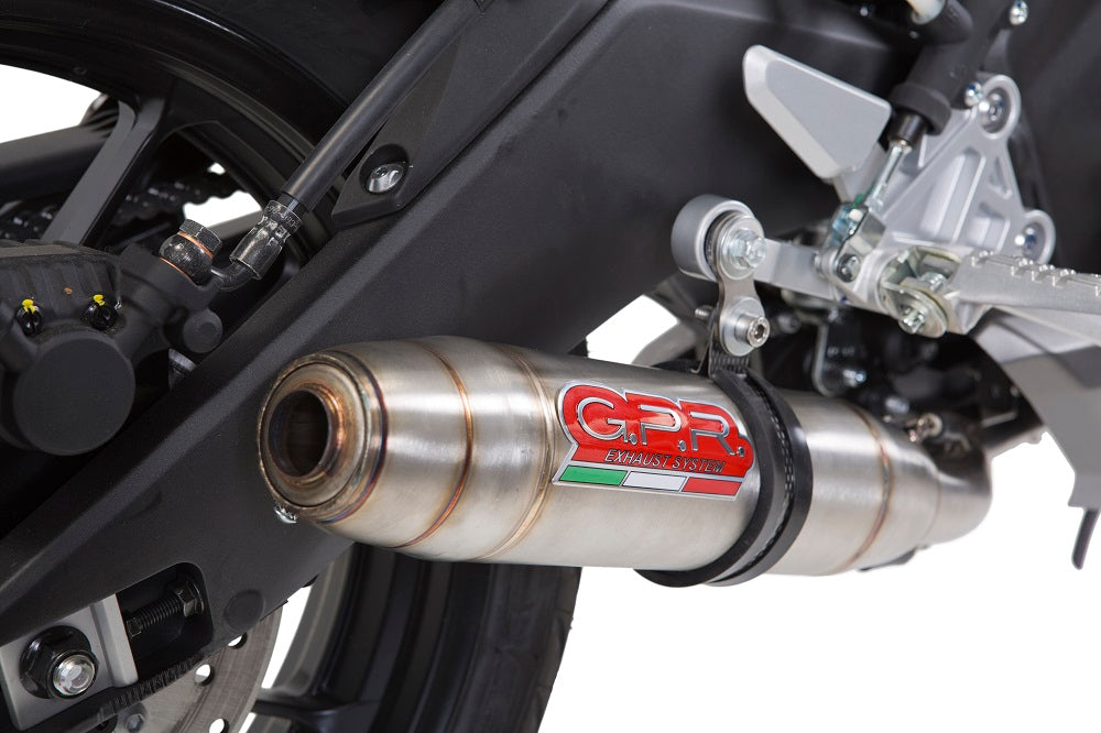 GPR Deeptone Inox Exhaust – Yamaha Mt 125 2017/2019 e4 2017/2019 – image 7