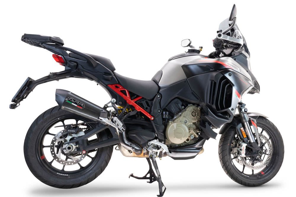 GPR New Grand Prix Evo Poppy Exhaust – Ducati Multistrada V4 Grand Tour 2024/2025 2024/2025 – image 4