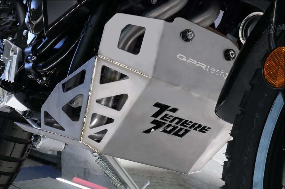 GPR De-Cat Pipe + Titanium Skid Plate Exhaust – Yamaha Tenere 700 2021/2024 e5 2021/2024 – image 2