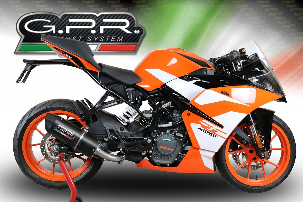 GPR Furore Nero Exhaust – Ktm Rc 125 2017/2020 e4 2017/2020 – image 6