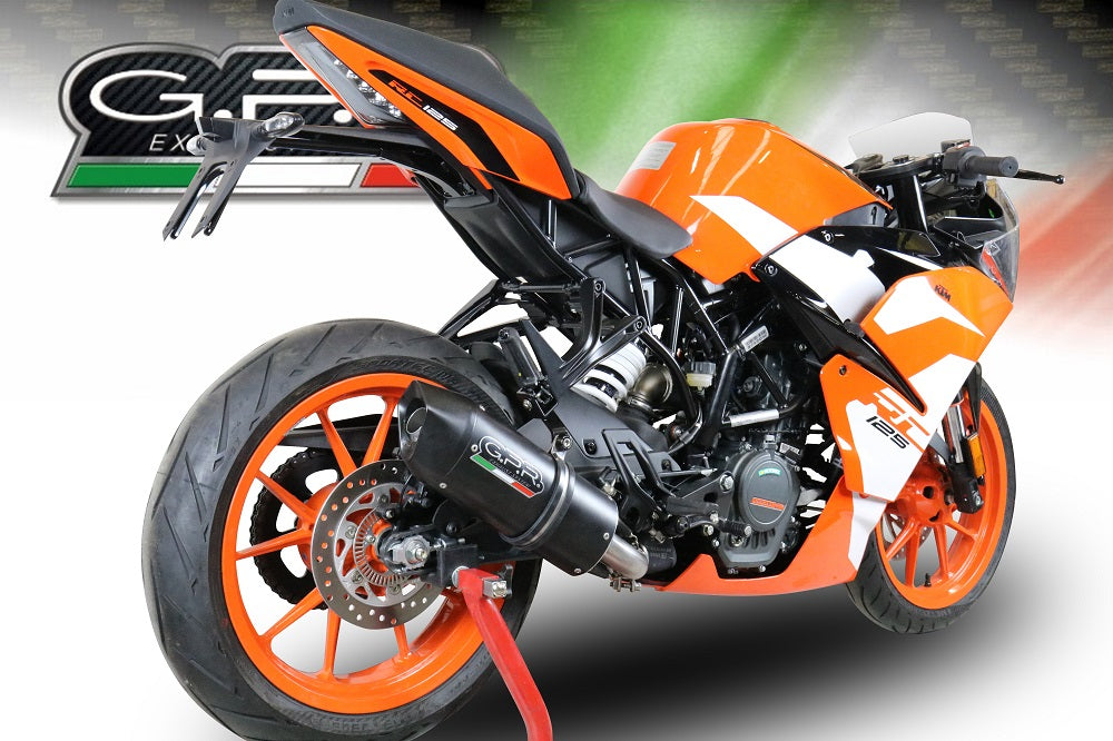 GPR Furore Nero Exhaust – Ktm Rc 390 2017/2020 e4 2017/2020 – image 7