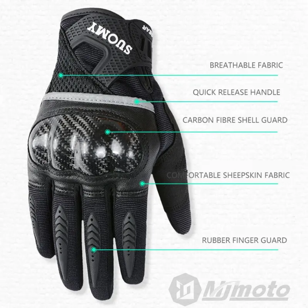 SUOMY “BOOST” GLOVES BLACK
