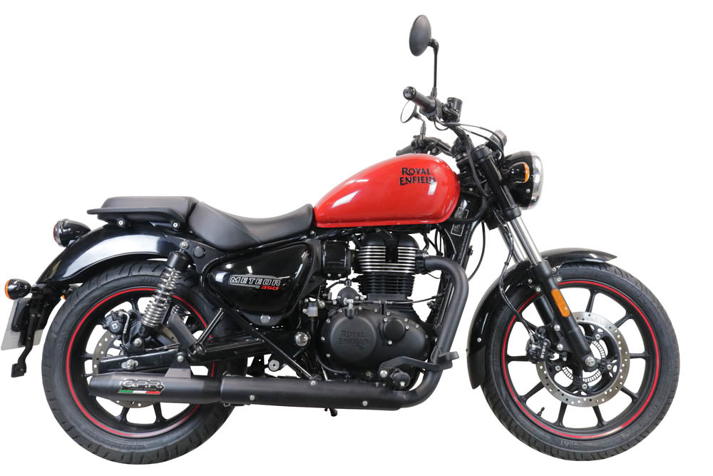 GPR Deeptone Nero Exhaust – Royal Enfield Meteor 350 2021/2023 e5 2021/2023 – image 3