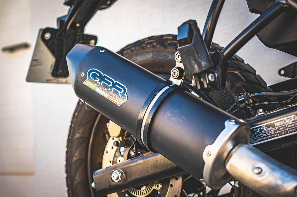 GPR Furore Nero Exhaust – Royal Enfield Himalayan 410 2017/2020 e4 D.42.5 2017/2020 – image 9