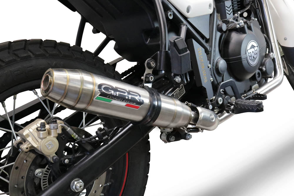 GPR Deeptone Inox Exhaust – Royal Enfield Scram 411 2022/2024 e5 2022/2024 – image 8