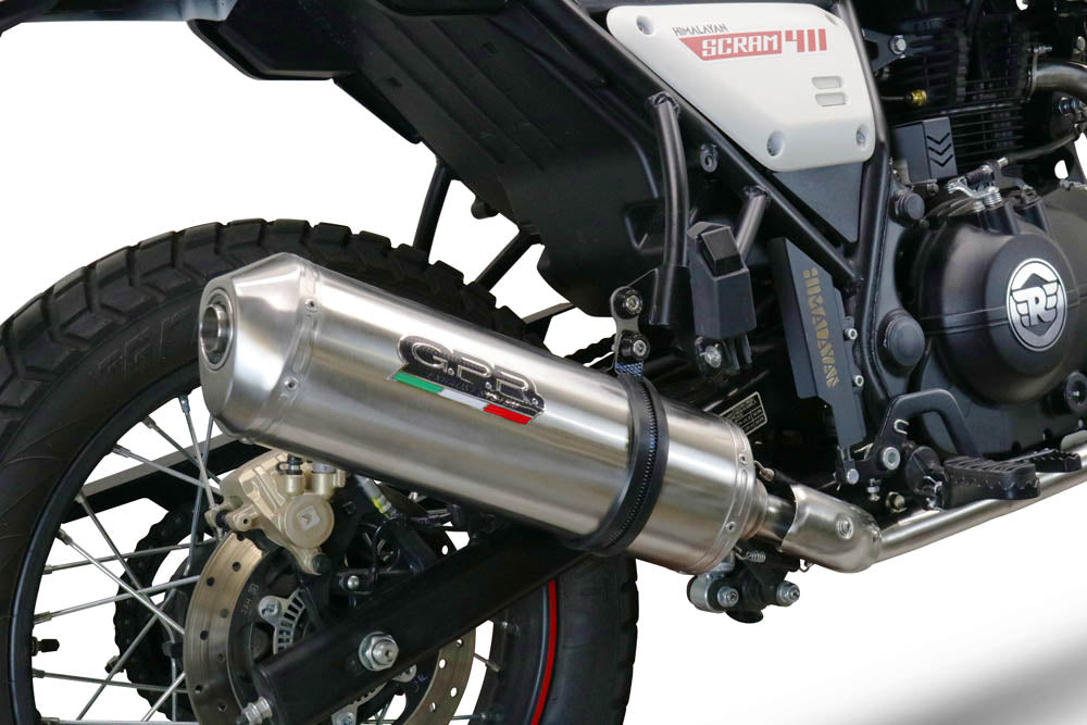 GPR Satinox Exhaust – Royal Enfield Scram 411 2022/2024 e5 2022/2024 – image 8