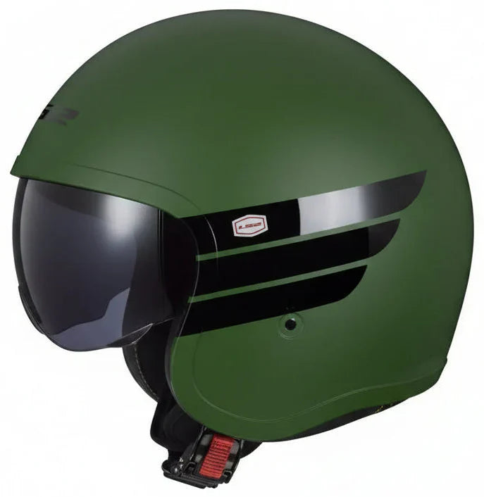 LS2 OF599 SPITFIRE II 2 RETRO MATTE MILITARY GREEN